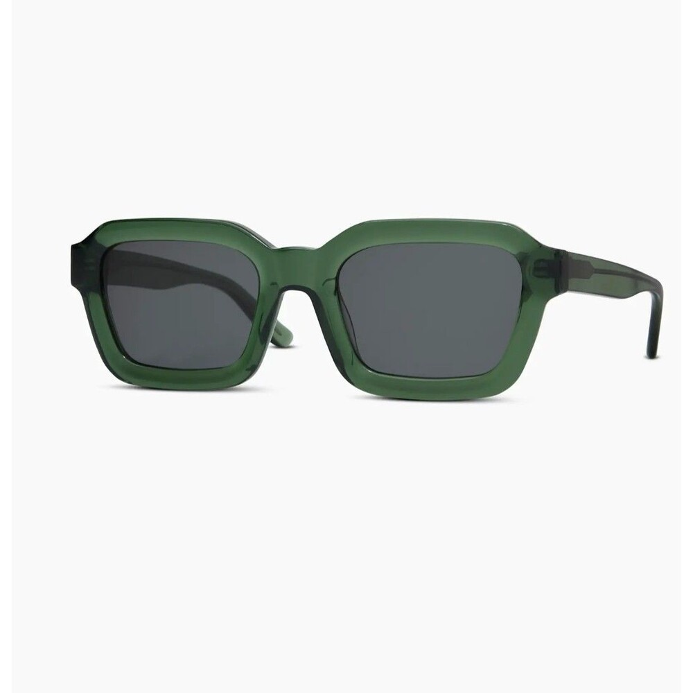 Quince Ibiza Polarized Acetate Sunglasses Clear Sage With Green Lens Standard - Picture 2 of 4